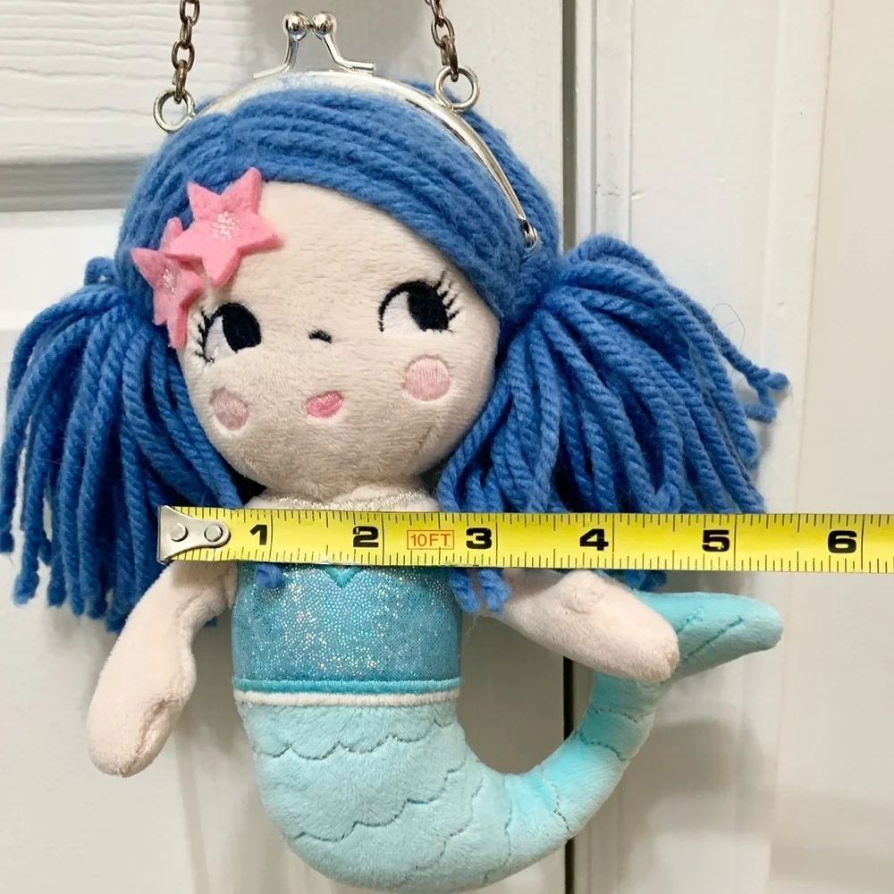 Gymboree Mermaid Plush Doll Coin Purse